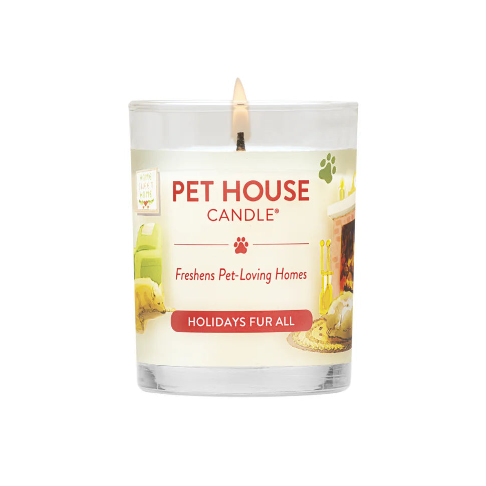 Holidays Fur All Candle