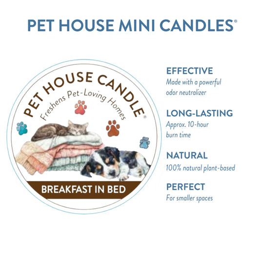 Breakfast In Bed Mini Candle
