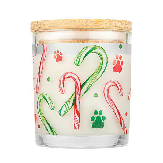 Candy Cane Candle