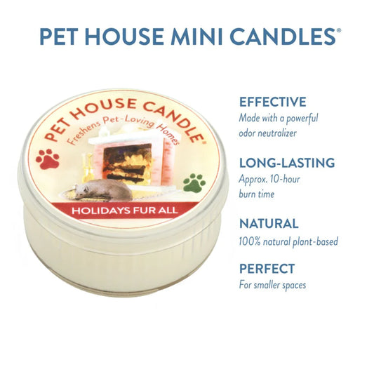 Holidays Fur All Mini Candle