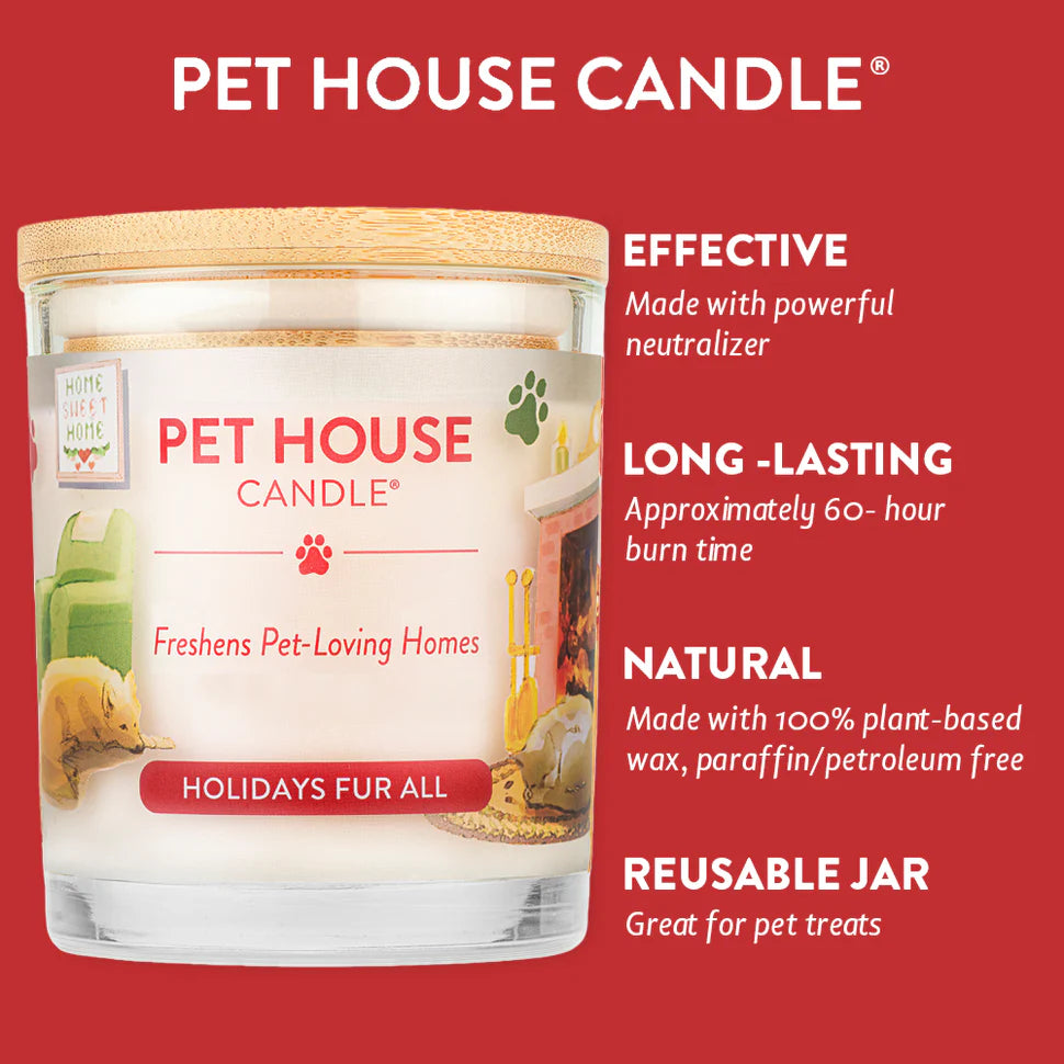 Holidays Fur All Candle