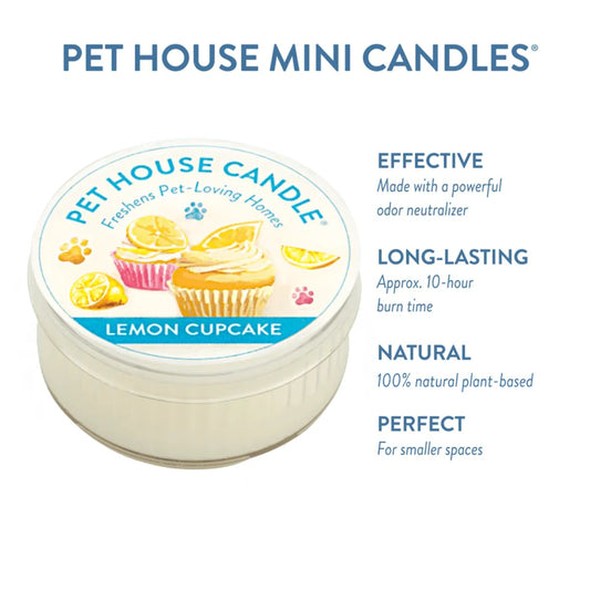 Lemon Cupcake Mini Candle