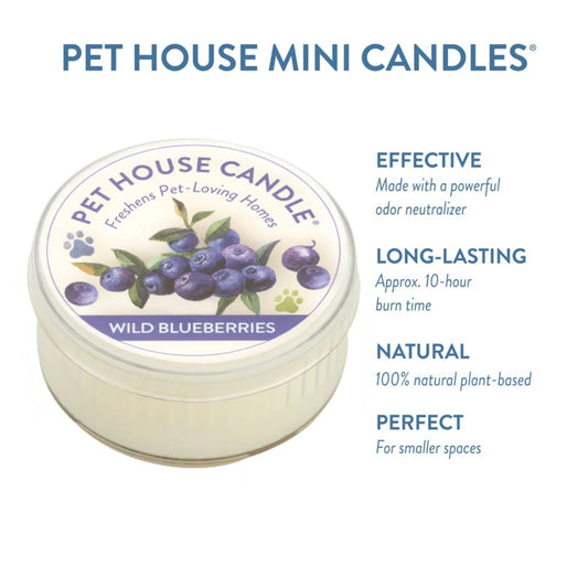 Wild Bluberries Mini Candle