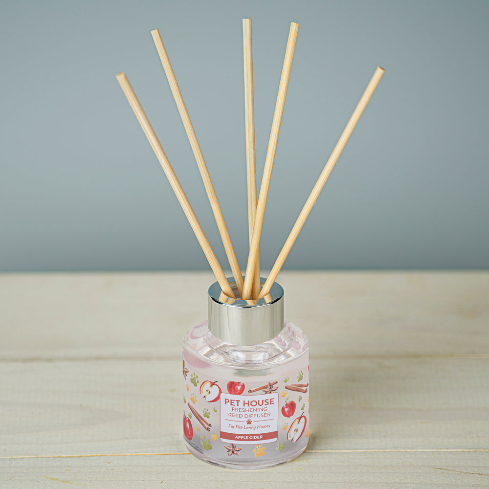 Apple Cider Reed Diffuser on the table