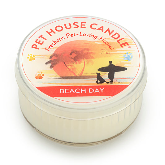 Beach Day Pet House Mini Candle