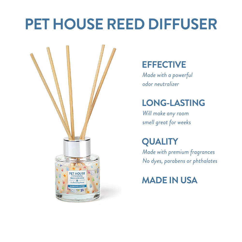 Sunwashed Cotton Reed Diffuser – Pet House by One Fur All Wholesale