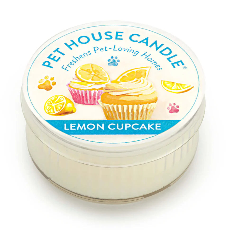 Lemon Cupcake Mini Candle
