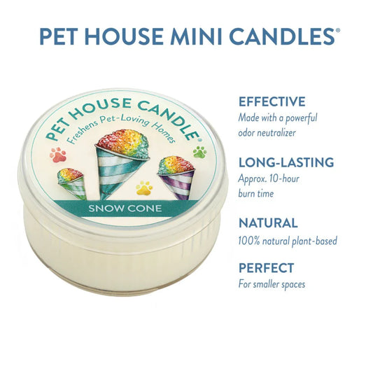 Snow Cone Mini Candle