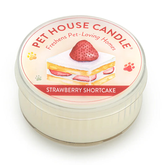 Strawberry Shortcake Mini Candle