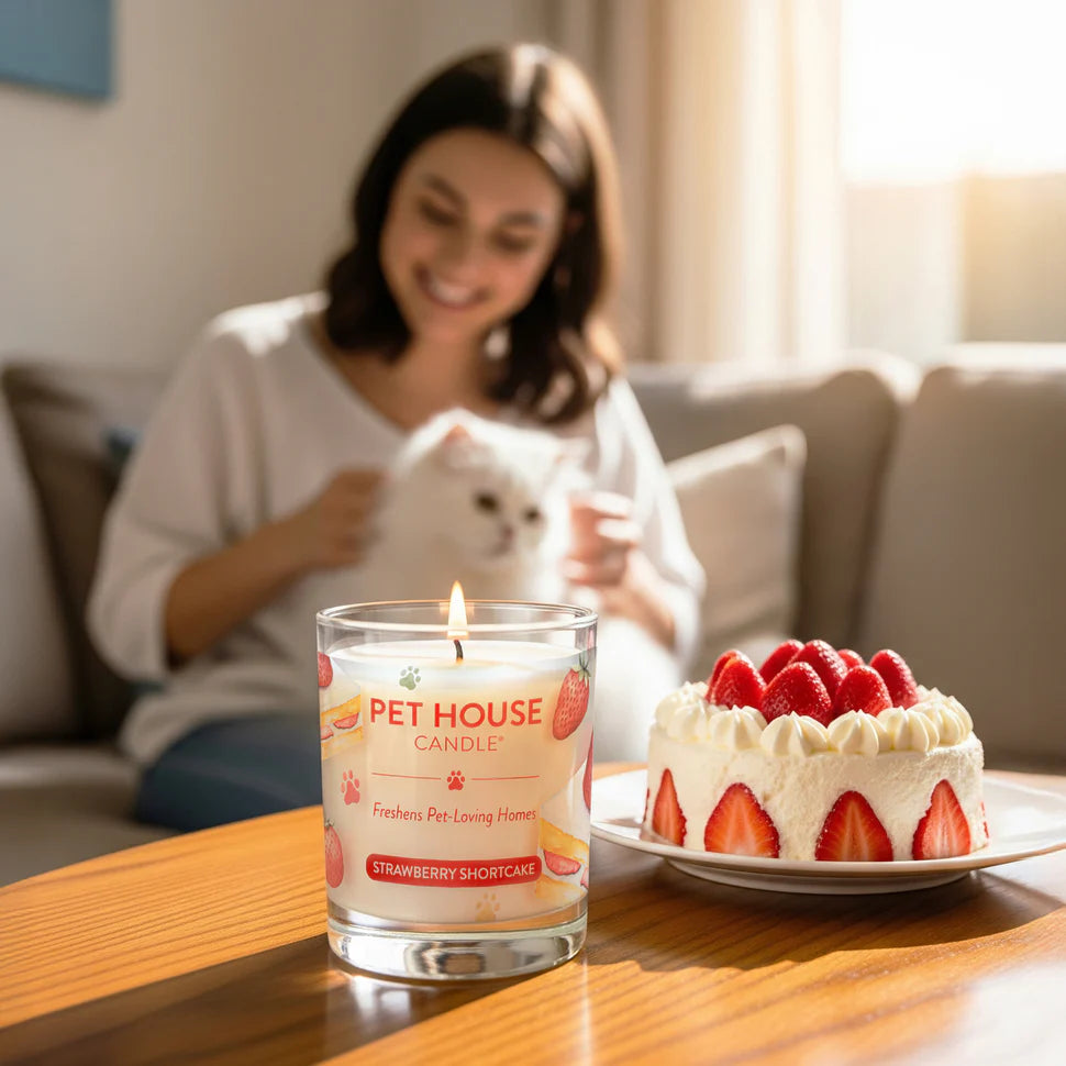 Strawberry Shortcake Candle
