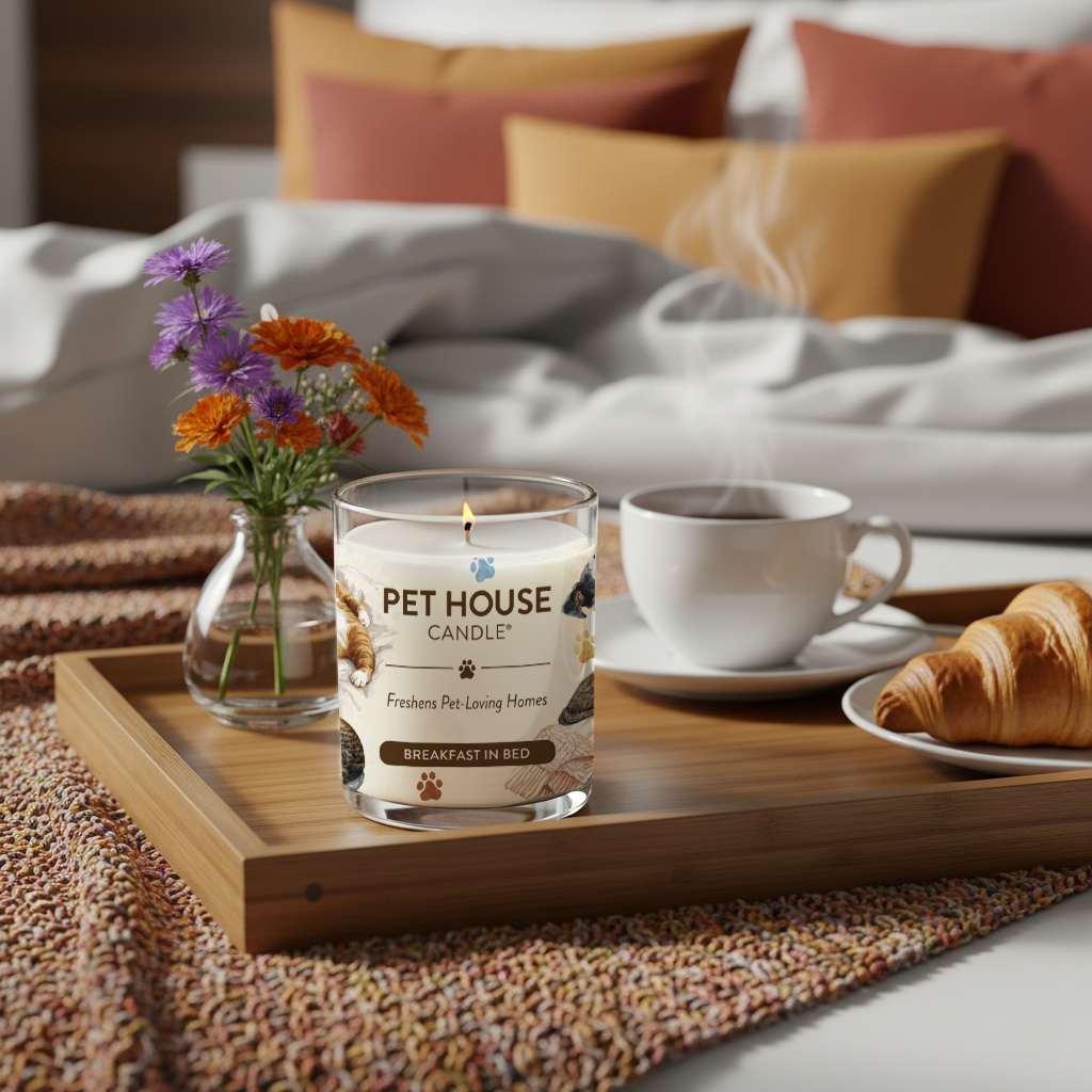 Breakfast In Bed Candle