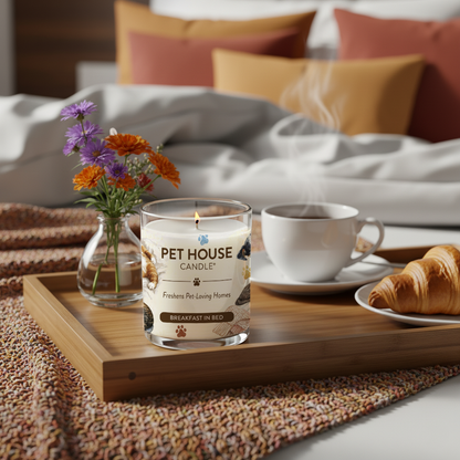 Breakfast In Bed Candle