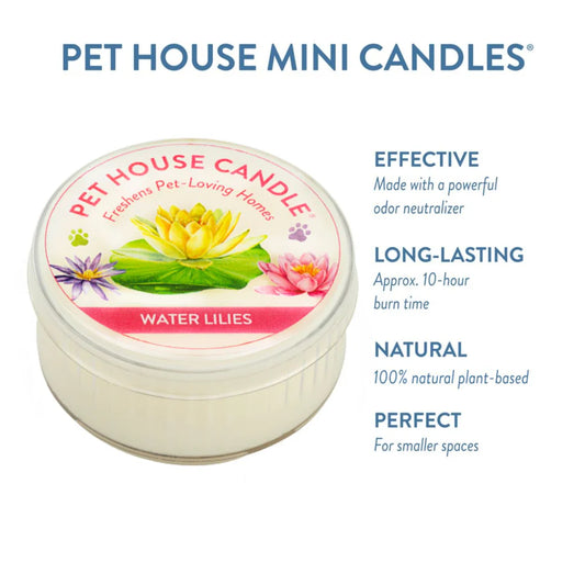 Water Lilies Mini Candle