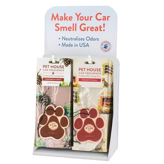 Winter Car Air Freshener Display