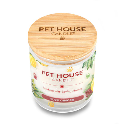 Pet House Candle Yuzu Ginger -High Angle